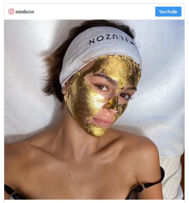 The 24K Gold Facial Treatment All The Models Are Getting For Fashion Month